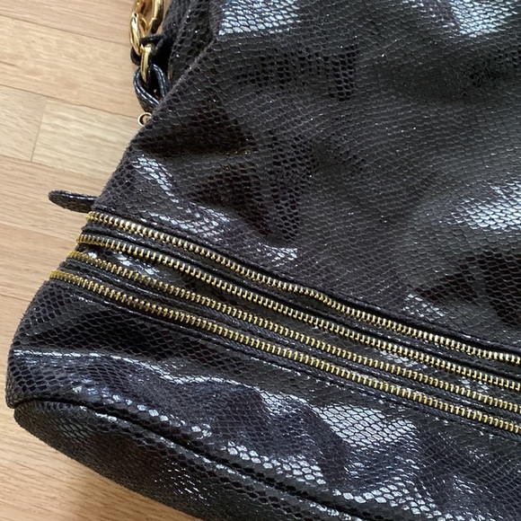 Deux Lux Black Hobo Handbag - Picture 2 of 6